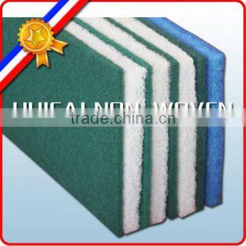scouring pad in non woven polyester punch felt