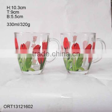 330ml 280ml tulip glass coffee mug tea mug