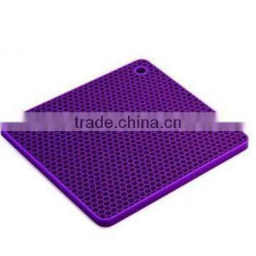 heat resistant square silicon table mat