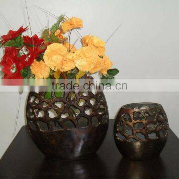 Metal Vases For Interior Decoration