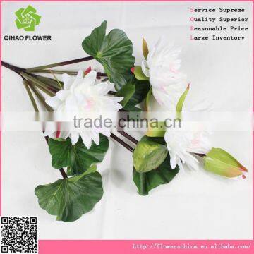 Lovely Artificial Water Lily Decorative Water Lily Landscaping Flowers for Wholesale photo-2