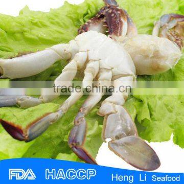 Frozen half cut crab blue crab