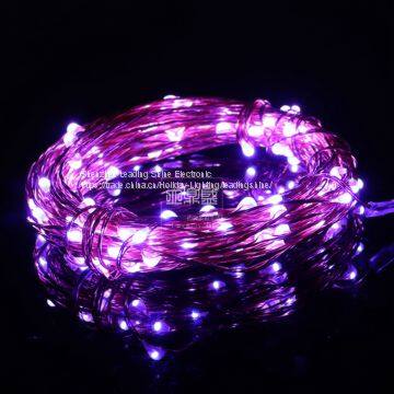 Home Indoor Outdoor Decoration Copper String Light Merry Christmas Wedding Warm White Fairy Firefly String Light Set photo-4