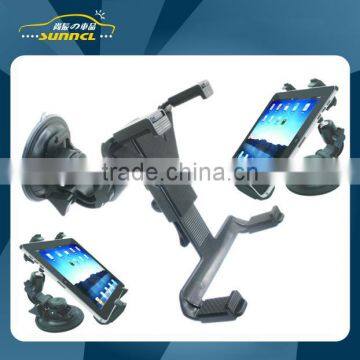 360 Degrees Revolving with Strong Suction Tablet Car Mount Holder for iPad 2 3 4 5 & 7-10 Inch