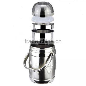 Detachable School&Office Use Lunch Box With Handle Office Use Stainless Steel Food Box photo-2