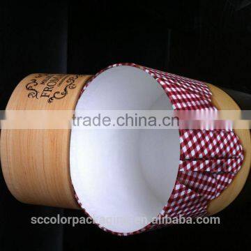 Custom high quality paper tube paper round box in China