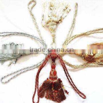 polyester tassel tieback for home decor