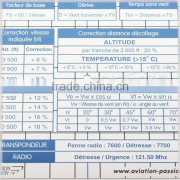 Kearing High Quality Flexible Plastic Square Protractor Naviation Plotters for Pilots # KPP-8 photo-3