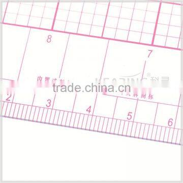 Kearing Pattern Grading Garment Ruler With Protractor Inch / Metric Plastic Rulers#B-95 photo-3