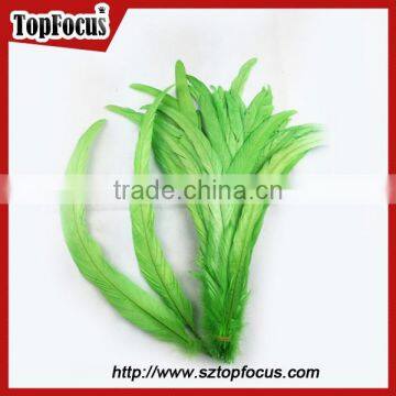 Dyed Color Big Long Natural Grizzly Rooster Feathers for Sale photo-2