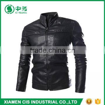 Cheap Price Wholesale Pakistan PU Leather Jackets for Men photo-4