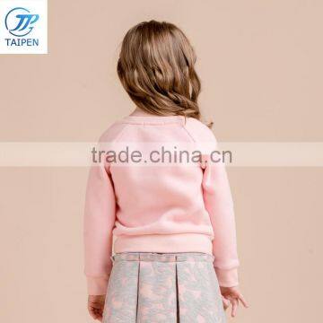 Girls Winter Stripe T Shirt Decorated With Sequins Children's Fleece Pullover Top Designs For Girls photo-4