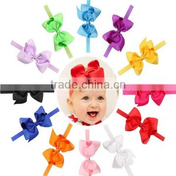 F40634A Girls hairhands colorful beautiful bowties girl headband