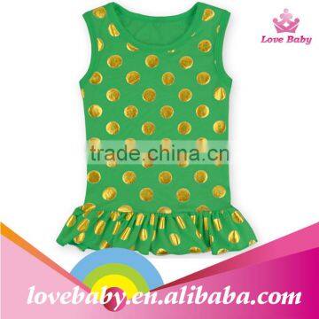 2015 Wholesale Sleeveless Top With Ruffle for Child photo-4