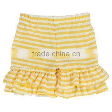 2017 Kaiyo Cotton Stripe Many Colors Child Designer Clothes Girl Ruffle Shorts photo-5