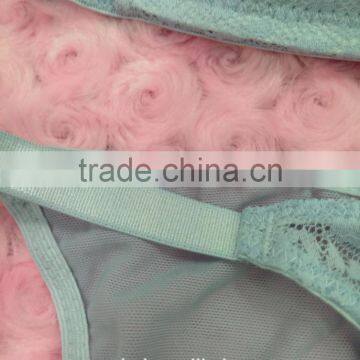 OEM Service Breathable Lace Underwear Woman Bra Panty Set photo-4