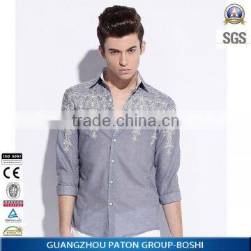 China Manufacture Tall Wholesale Custom Printed Shirt For Men photo-3