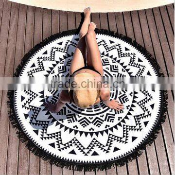 Round Beach Tassel Tapestry Summer Swimming Sunbath Beach Towels