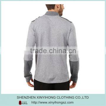 High Quality Zip Tops,contrast Cuffs no Hoodies,long Sleeve t Shirt photo-2