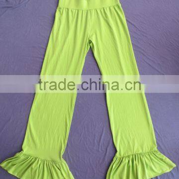 Factory OEM Custom Women New Design Yoga Pants Ruffle Capri Leggings Sportswear Activewear photo-2