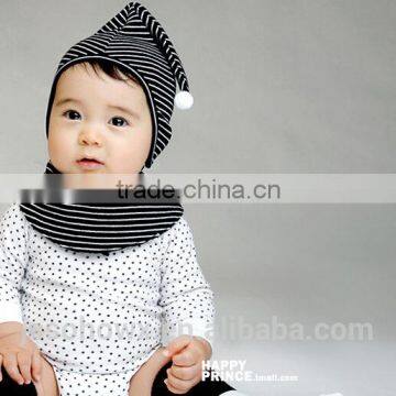 2pcs Hat & Bib Scarf Set, 100% Cotton Soft Touch Baby Hat Scarf Set photo-6