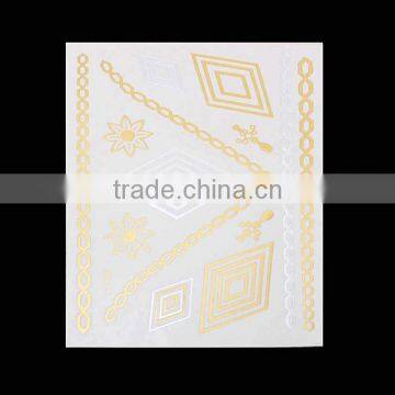 OEM Custom Removable Waterproof Metallic Temporary Tattoo Sticker Wholesale photo-2