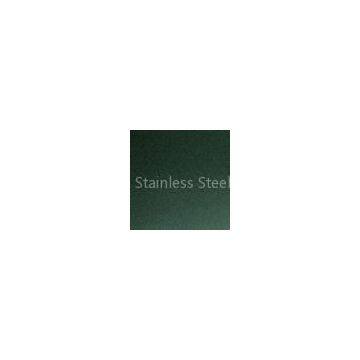 Anti-fingerprint Ti-coating Green Colored Bead Blasted Stainless Steel Sheet 201, 304, 316