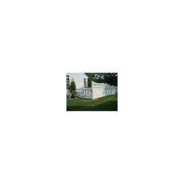Outdoor Grey Wood Plastic Composite Fence Panels / WPC Fenceing