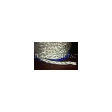 White Fireproof High Temperature Fiberglass Round Rope For Insulation