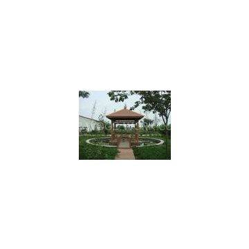 Exterior WPC Gazebo Pavilion Construction Material Waterproof