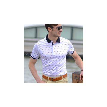 2015 Spring And Summer Men''s Wave Of Mercerized Cotton T-shirt, Men''s Short Sleeve T-shirt, Brand Men''s T-shirt,Welcome To Sample Custom