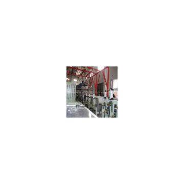 Plastic honeycomb panel production line