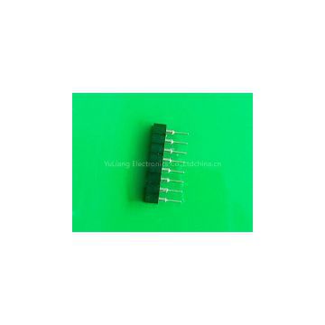 2.54mm pitch single row dip type round pin female header