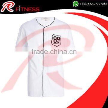 Customized size and custom tackle twill baseball jersey