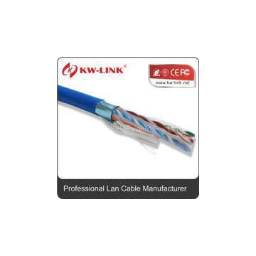 High Quality 23AWG 0.57mm Cat6 FTP CCA Ethernet Cable