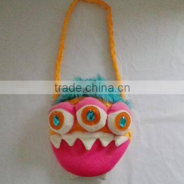 animal shaped plush coin purse for kids