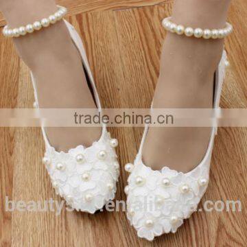 PU Flat Water Diamond Flower Bridesmaid Shoe Selection of Shoes of High Quality Studio Dress and the Women's Shoes WS026 photo-5
