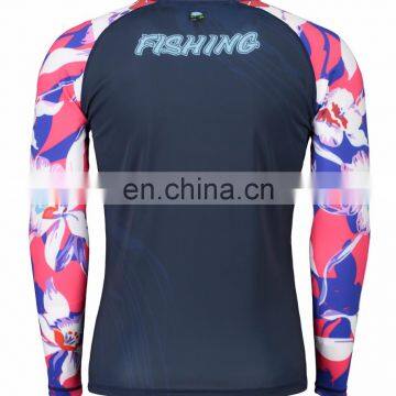 OEM sublimation printing surf rashguard women black rashguard