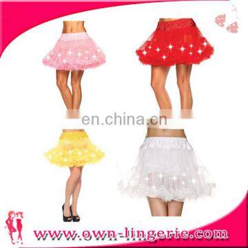 Sexy Dance Party Girls Light up Tutu Skirt,stage Dance Tutu Skirt,high Quality Girls Tutu