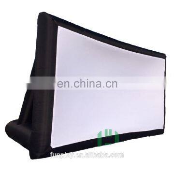 HI Popular outdoor used adverting infaltable movie theater screen