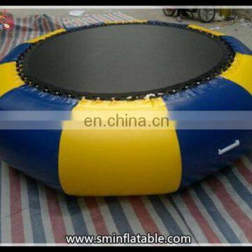 0.9mm pvc sealed water bouncer bed , air bouncer inflatable trampoline for water game