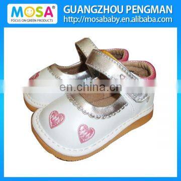 Cute Toddler Girl Leather Squeaky Outdoor Shoes Wholesale photo-5