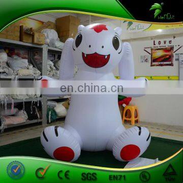 Inflatable Cartoon Rabbit/ Dog Animal Balloon Parade Commercial Advertising Rabbit LED Inflatables Trade Show Balloon with LOGO