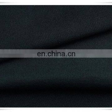 30% Rayon 70% Nylon With Spandex Knitted Ponte de Roma in Black