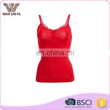 Hot sale breathable wholesale nylon ladies red slimming body shaper bra