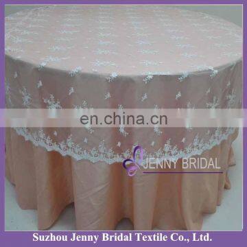 TL002P2-CAP fancy white wedding lace decorative table covers