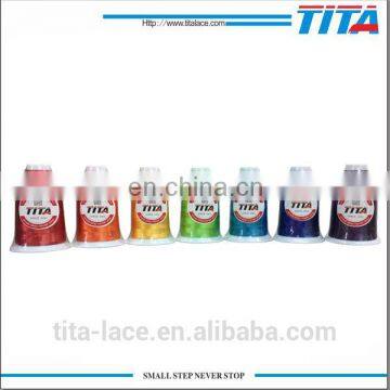 5000M Popular 120D/2 Polyester Embroidery Thread Trilobal Bright photo-3
