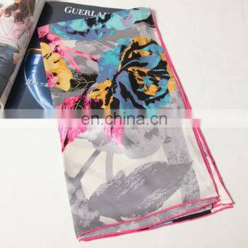 Plain New Arrival Satin Square Silk Scarf photo-5