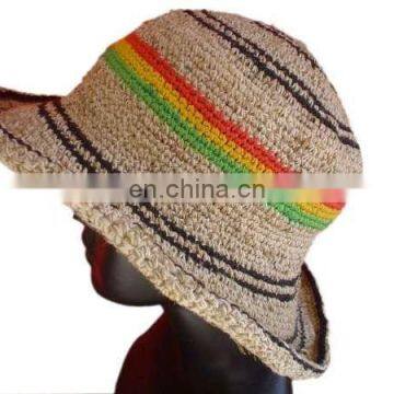 Rasta wire Brim hat