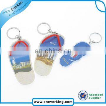 Custom square shape metal keychain for promotion